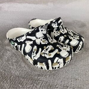 Crocs Shoes Kids Size 13 Black Glow Dino Clog Sandals Classic 211963-3VN NEW